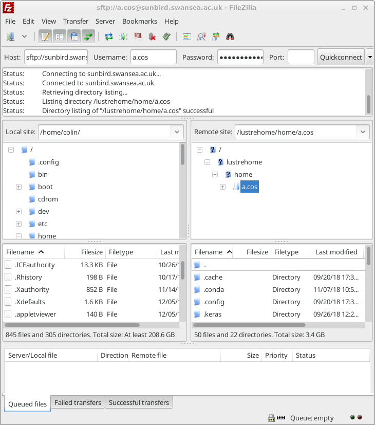 filezilla download location